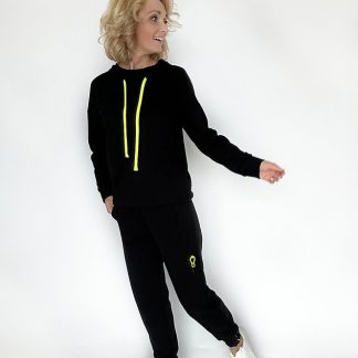 Leisure suit SPORT black 2in1 without fluff