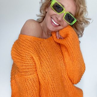 Sweater THICK bright  orange